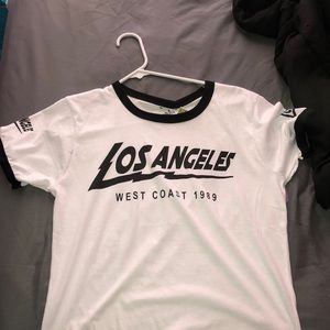 Classic Black and White Los Angeles Tee.